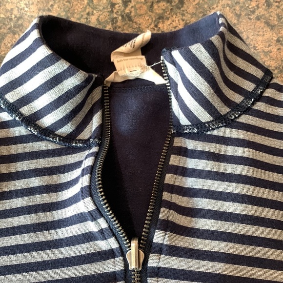 Soft Surroundings Althea Womens Striped Reversible Jacket Peplum Layering Medium - Picture 8 of 8